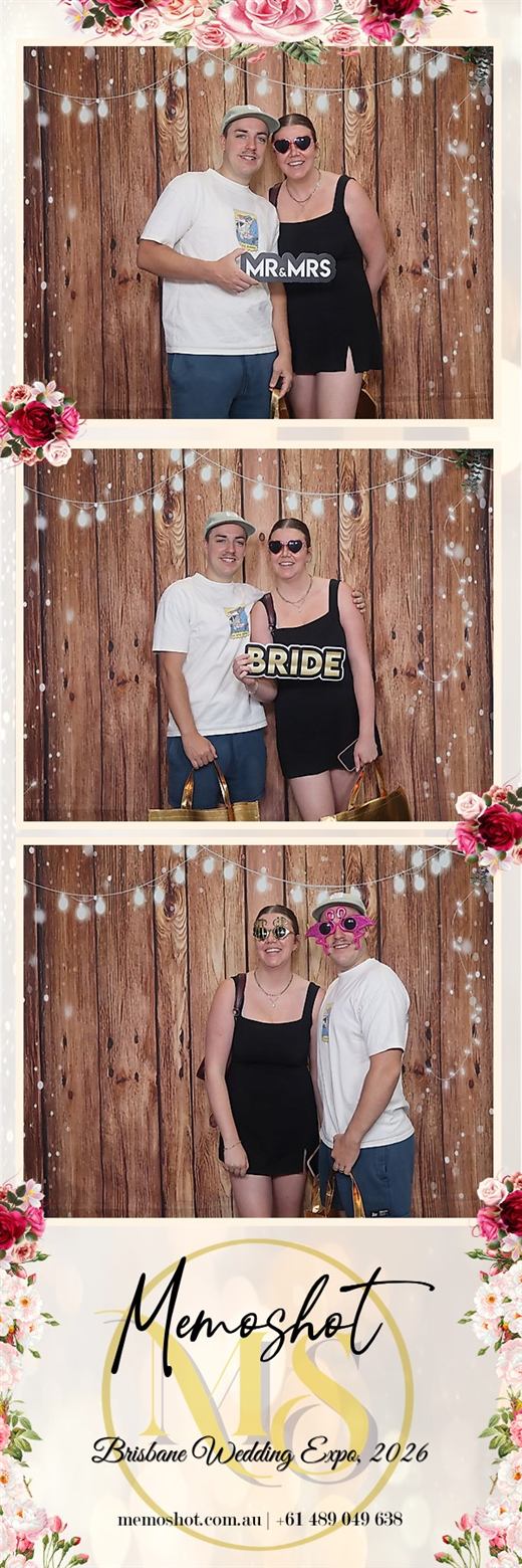 MemoShot guestbooth photo strip representing the completed gallery and print collection